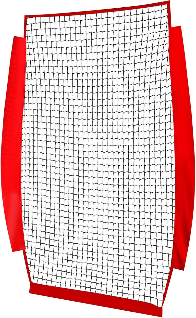 Seenelling 4 x 7 ft Portable Baseball & Softball Pitching Net Replacement Baseball Pitcher Protection, Batting Practice Pitching Screen, Only Net Not Have Frame - Image 1